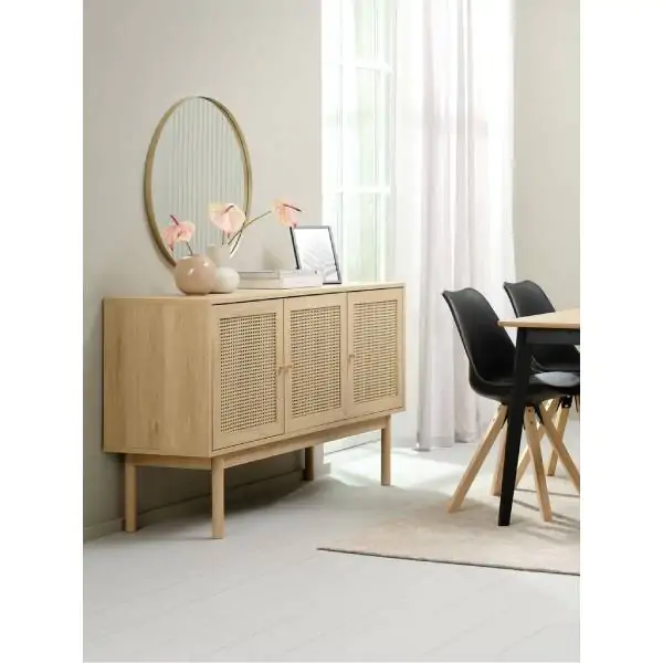 Komoda HALMSTAD 3 vrata petan/topao hrast boja 3670143