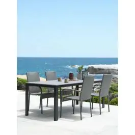 MARIELYST D150 baštenski sto + 4 GUDHJEM baštenske stolice siva S372578