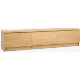 TV-komoda LIMFJORDEN 2 fioke 1 vrata topao hrast boja 3630136