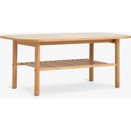 Stočić LYNGVIG 60x110 sa policom natur hrast boja 3650037