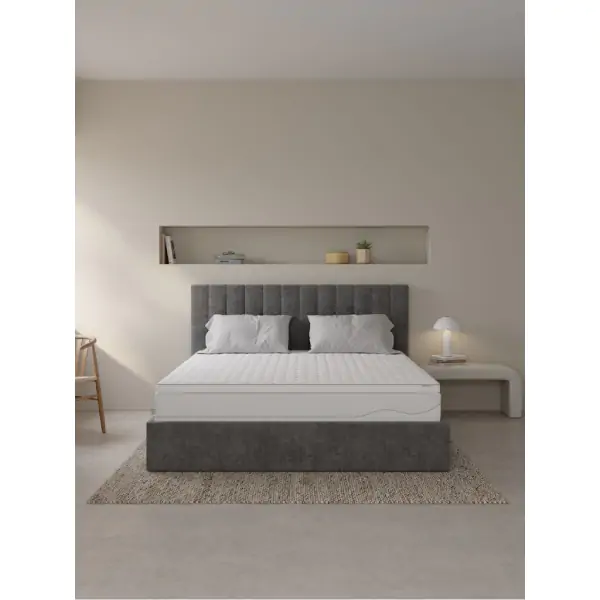 Naddušek 180x200cm KVISTEN siva 3444581