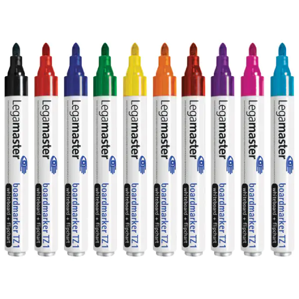 Marker za belu tablu/flipchart okrugli vrh 1,5-3mm 10boja TZ1 Legamaster 7-110099 000021299