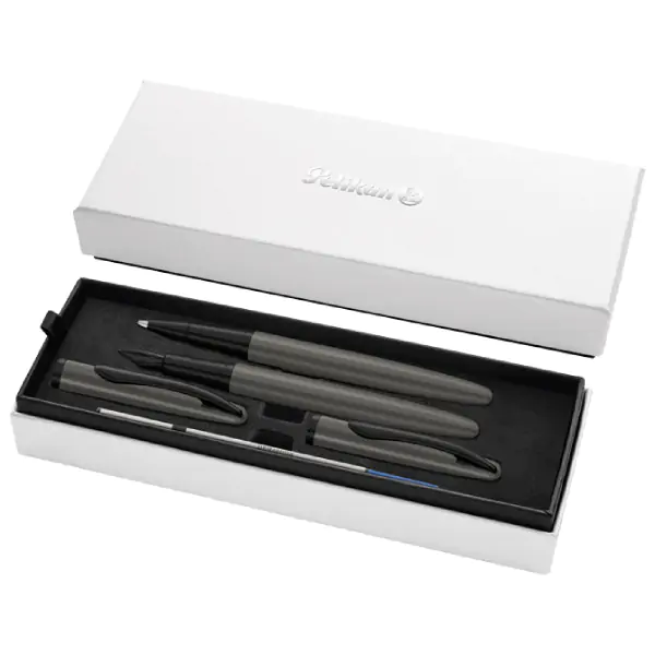 Set nalivpero+roler Jazz Noble Elegance+poklon kutija G25 Pelikan 826945 sivi 000021216