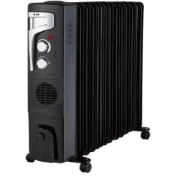RAF R.1329B uljni radijator sa ventilatorom 13 rebara crni 2900W