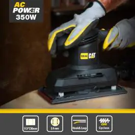 CAT vibraciona brusilica DX44 – 350 W, 113×230 mm, ciklonska kutija