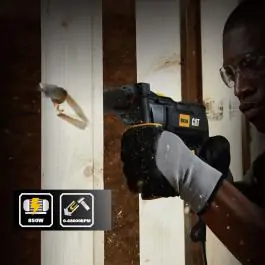 CAT DX16 vibraciona bušilica 850W sa udarnom funkcijom i metalnom brzosteznom glavom 13 mm