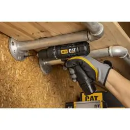 CAT DX15.1 aku vibraciona bušilica zavrtač 12V sa 2 baterije 2.0Ah, 30 Nm i LED osvetljenjem