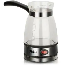 RAF R.125B električna džezva staklena crna 0.5L