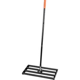 Strend Pro Garden grablje za nivelisanje travnjaka 60 x 40 cm, drška 150 cm