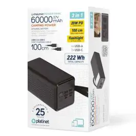 Power bank PL PMPB6020 60000 mAh 20W Platinet