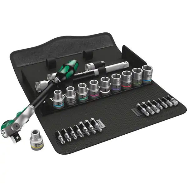 Wera 8100 SC 6 Zyklop set ključeva 1/2" – metrički, 28 komada