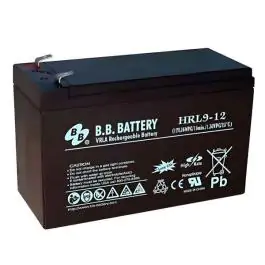 Akumulator-Baterija 12V 9Ah HRL9-12 BB Battery terminal T2