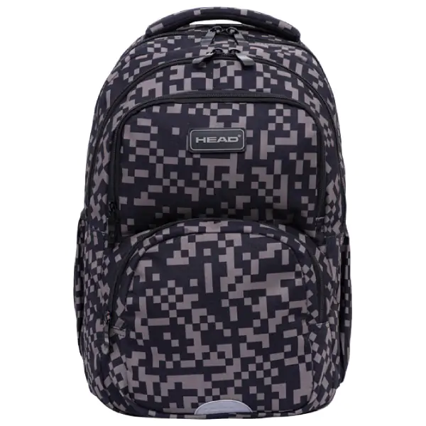 Ranac đački anatomski 3zipa 1džep AB200 Grey Bricks 24.Head 502024120 crno-sivi 000021097