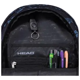 Ranac đački anatomski 2zipa 1džep veći AB300 Tyrannosaurus 24.Head 502024114 crno-sivi 000021091