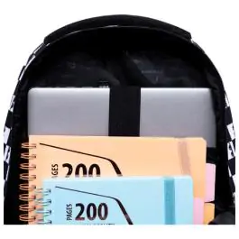 Ranac đački anatomski 3zipa 1džep AB200 5Th Element Sunglasses 24./25.Head 502024130 crno-beli 000021130