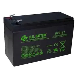 Akumulator-Baterija 12V 7Ah BC7-12 BB Battery terminal T2