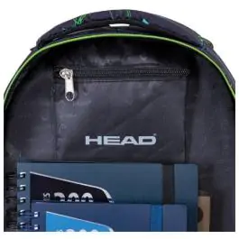 Ranac đački anatomski 3zipa AB330 Skate Lifestyle 24.Head 502024037 crno-zeleni 000020210