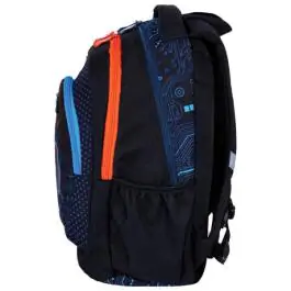 Ranac đački anatomski 3zipa AB330 New Game Level 24./25.Head 502024040 crno-plavi 000020214