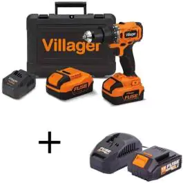 Fuse akumulatorska brushless udarna bušilica VLP 5121-2BSC + baterija 1.5Ah + punjač 2.4A Villager