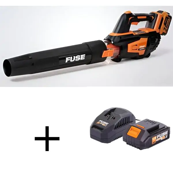 FUSE akumulatorski duvač za lišće Villager VBV 2420 – 18V bežični duvač sa turbo funkcijom + baterija 1.5Ah + punjač 2.4A Villager - proizvod na akciji