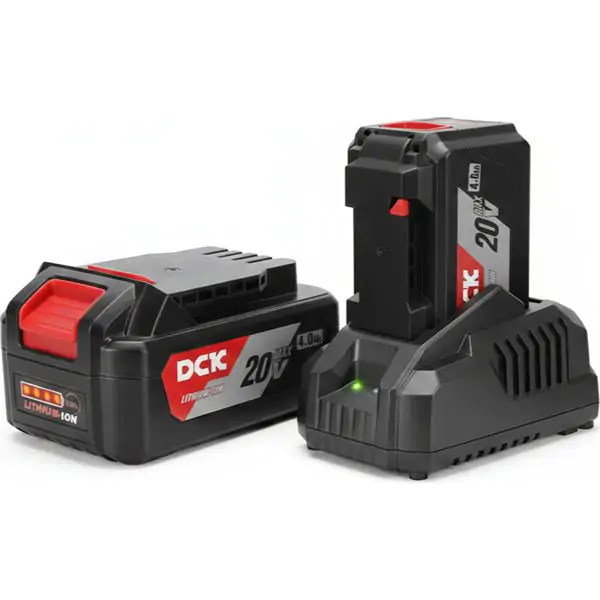 DCK KDBCK2040-3 set baterija i punjača 20V – 2x 4.0Ah baterije i brzi punjač 4A