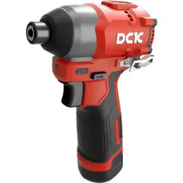 DCK KDPL04-8EK akumulatorski udarni odvrtač – 12V, bez četkica, sa 2 baterije i punjačem