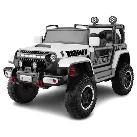 Džip na akumulator za decu Rubbion 12V beli
