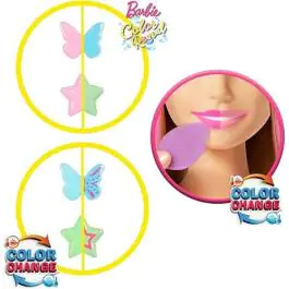 Barbie lutka-glava za friziranje sa dodacima