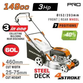 NAKAYAMA PRO PM5460 benzinska kosilica 149cm3