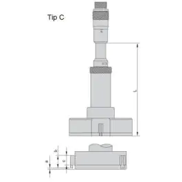 INSIZE Mikrometar trokraki 6-8 mm 3227-8