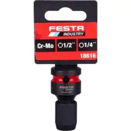 Festa udarni adapter 1/2" na 1/4" Cr-Mo – adapter za udarne bitove