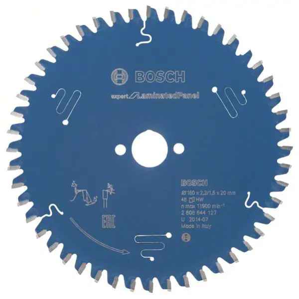 List kružne testere Expert for Laminated Panel Bosch 2608644127, 160 x 20 x 2,2 mm, 48