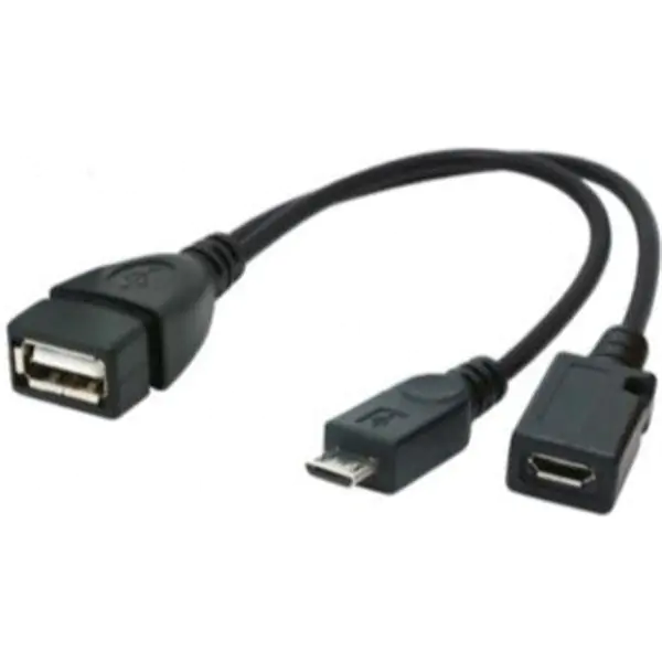 A-OTG-AFBM-04 Gembird USB OTG AF + Micro BF to Micro BM cable, 0.15 m