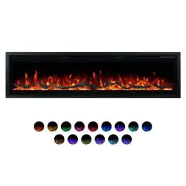 PROSTO smart električni 60" 3u1 multikolor kamin 1800W