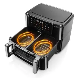 HAEGER AF-D10.010B FRITEZA NA TOPAO VAZDUH DIGITALNA 10,5L  2 POSUDE