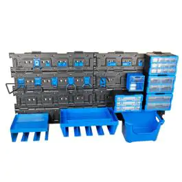 Polica metalna za baterijski alat za system flex WOMAX PRO