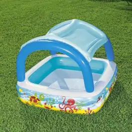 Bestway bazen za igru sa nadstrešnicom Beach Buddy 1.40x1.40x1.14m