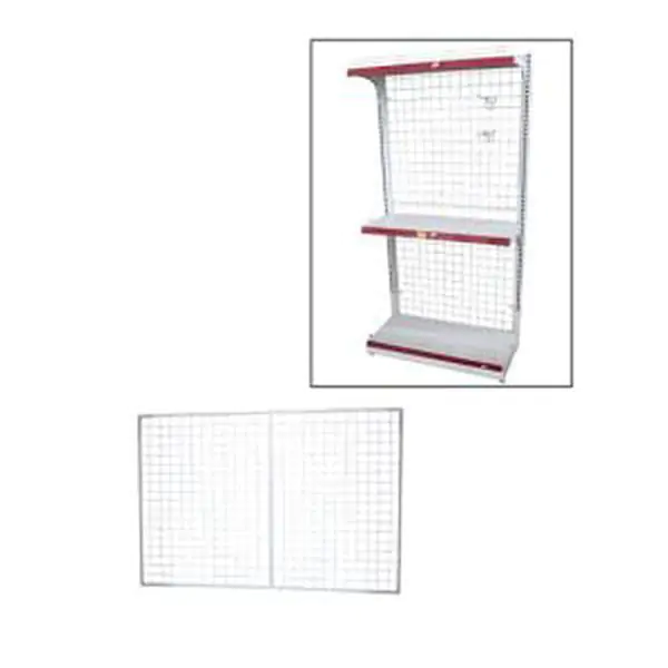Polica za prodavnice- mrežasta leđa 1400x860 mm WOMAX