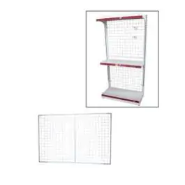 Polica za prodavnice- mrežasta leđa 1400x860 mm WOMAX