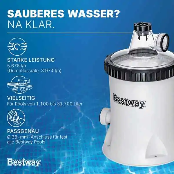 Polisverna filter pumpa kapaciteta 5678 L/h 29W