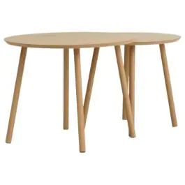 Set stočića MUNKEBO Ø55/Ø45 natur hrast boja 2kom