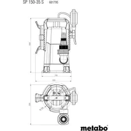 Metabo pumpa potapajuća SP 150-35 S