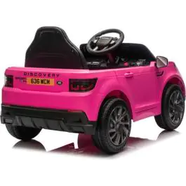 Dečiji automobil na akumulator Land Rover Discovery Roze sa daljinskim upravljačem 2.4 GHz i Bluetooth-om