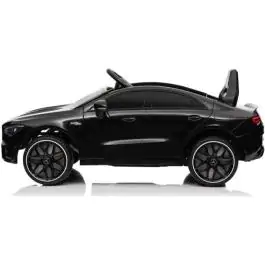 Dečiji automobil na akumulator Mercedes-Benz AMG CLA 45 Crni – Licencirani model sa LED svetlima i vratima koja se otvaraju