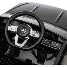 Dečiji automobil na akumulator Mercedes-Benz AMG CLA 45 Crni – Licencirani model sa LED svetlima i vratima koja se otvaraju