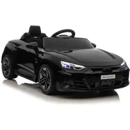 Dečiji automobil na akumulator Audi RS e-tron GT Crni – Licencirani model sa daljinskim upravljačem i LED svetlima