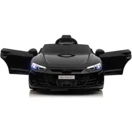 Dečiji automobil na akumulator Audi RS e-tron GT Crni – Licencirani model sa daljinskim upravljačem i LED svetlima