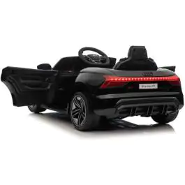 Dečiji automobil na akumulator Audi RS e-tron GT Crni – Licencirani model sa daljinskim upravljačem i LED svetlima