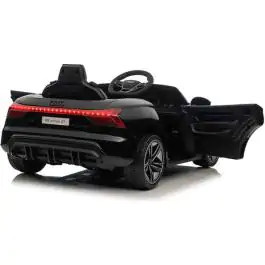 Dečiji automobil na akumulator Audi RS e-tron GT Crni – Licencirani model sa daljinskim upravljačem i LED svetlima