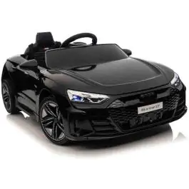 Dečiji automobil na akumulator Audi RS e-tron GT Crni – Licencirani model sa daljinskim upravljačem i LED svetlima